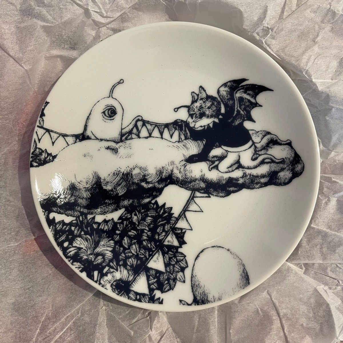 ヒグチユウコ CIRCUS展 テーブルウェア CIRCUS TREE 14cm 丸皿 6枚