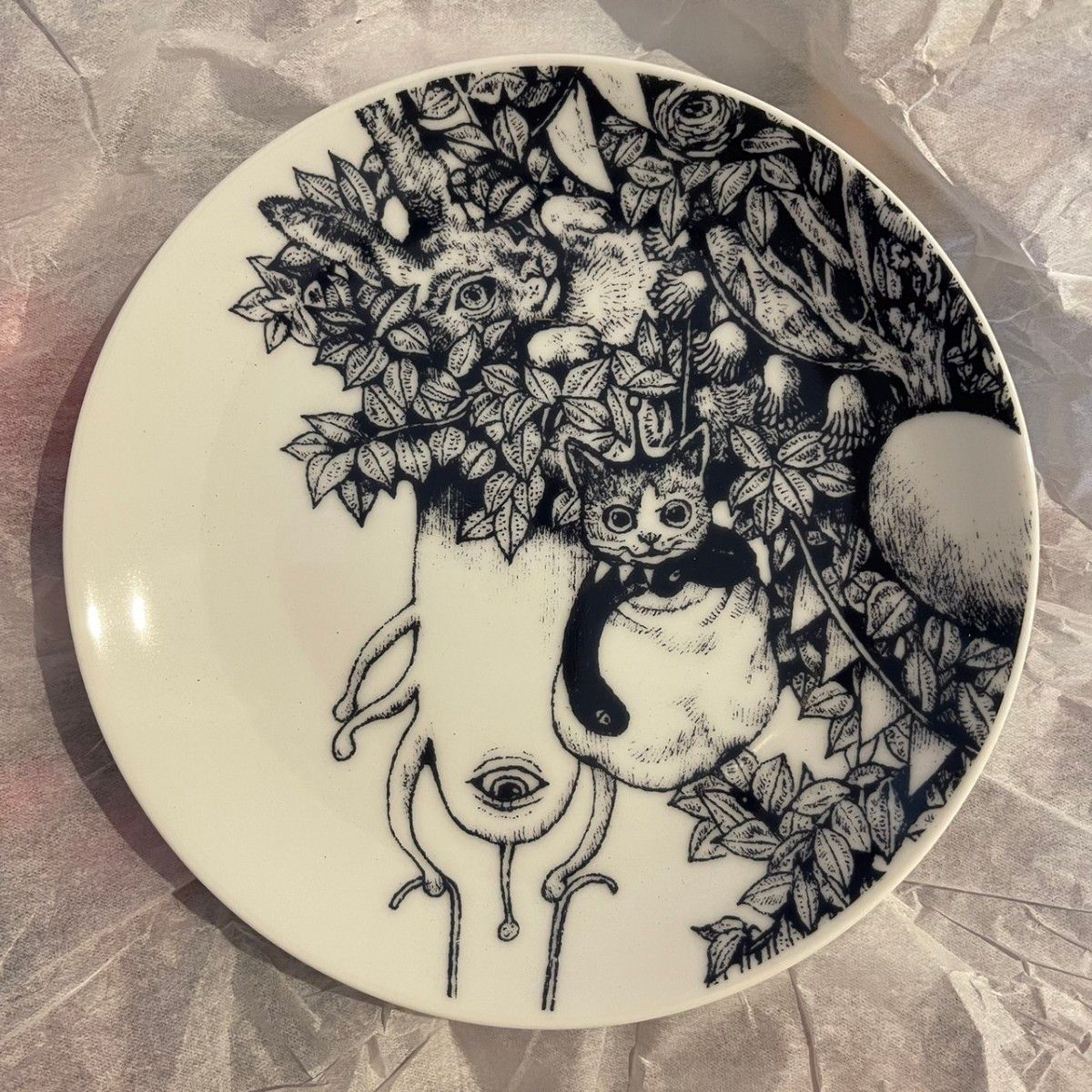 ヒグチユウコ CIRCUS展 テーブルウェア CIRCUS TREE 14cm 丸皿 6枚