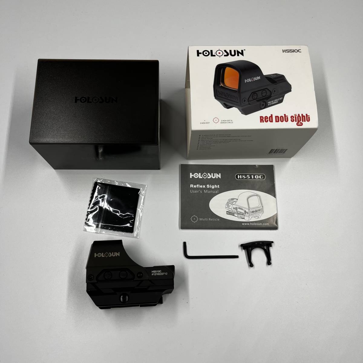 実物 HOLOSUN ホロサン HS510C Open Reflex レッド サークル ドット