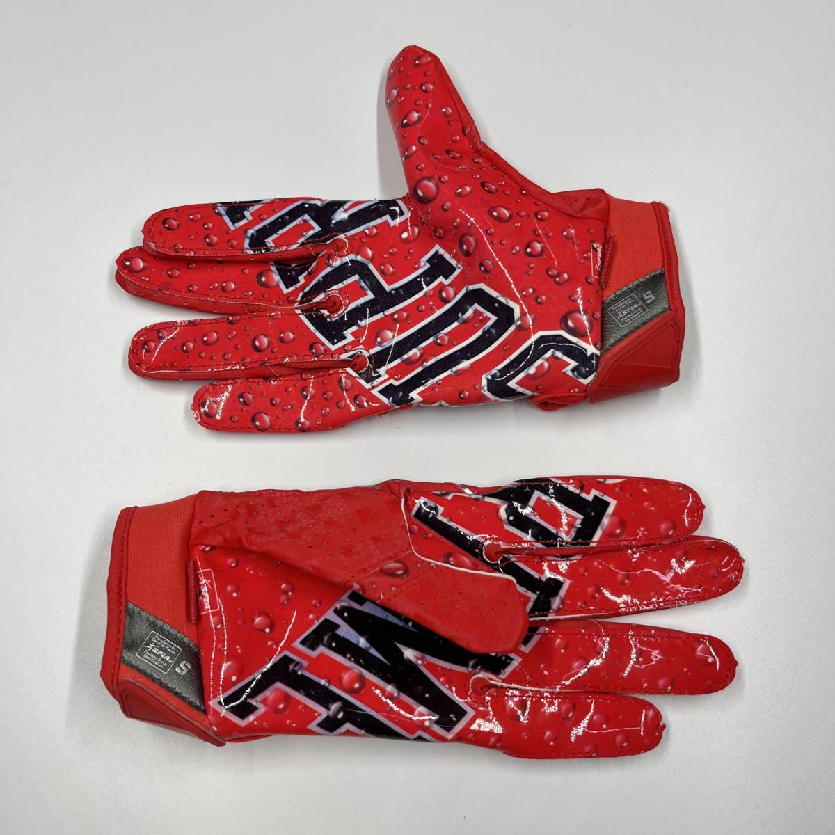 Supreme NIKE Vapor Jet Football Glove RED サイズS ／ ナイキ ベイパー ジェット 4.0 フットボール グローブ 手袋_画像1