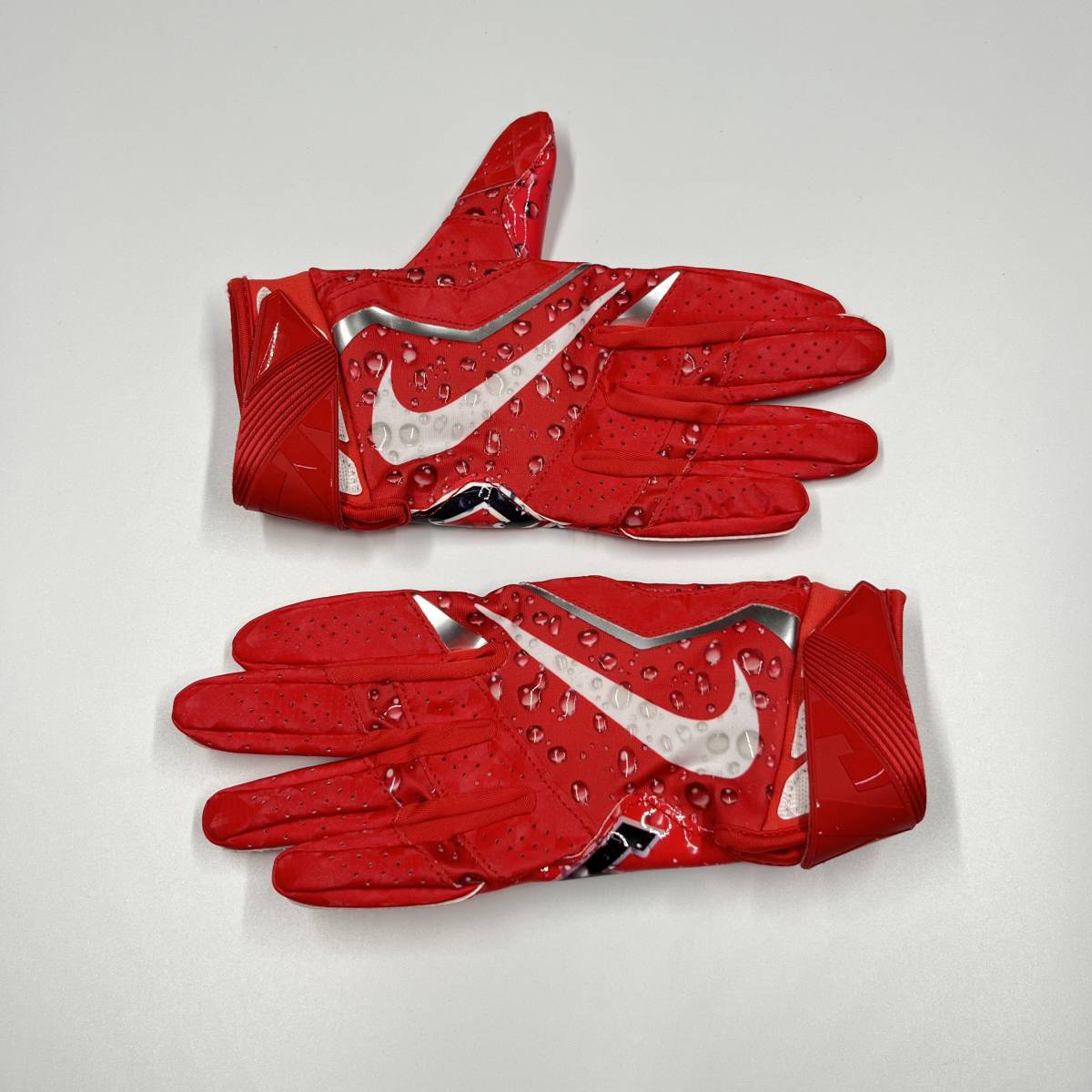 Supreme NIKE Vapor Jet Football Glove RED サイズS ／ ナイキ ベイパー ジェット 4.0 フットボール グローブ 手袋_画像2