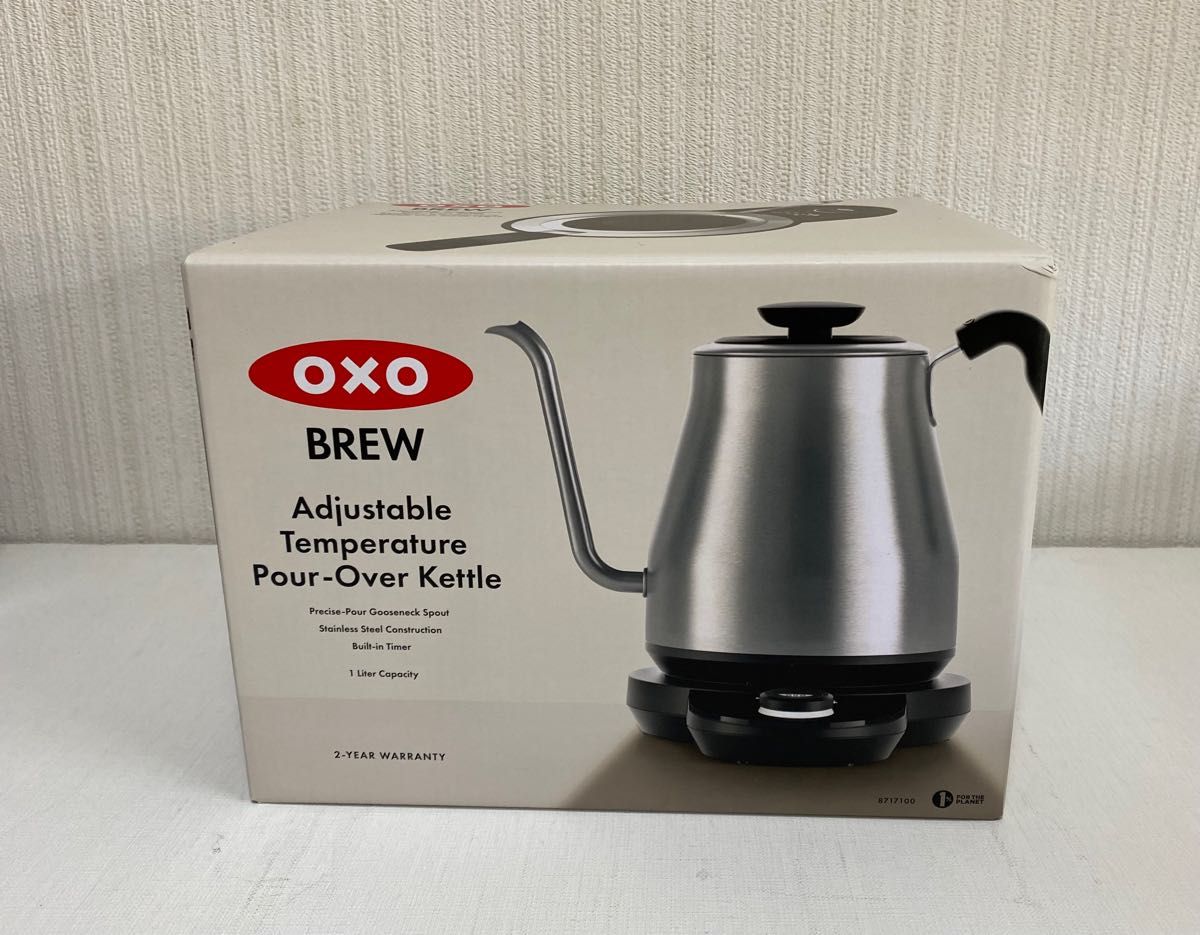 オクソ　OXO BREW 温度調整機能 タイマー付き 電気ドリップケトル 1.1L 8717100