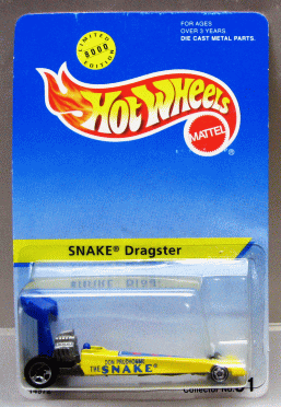 ホットウィール スネーク ドラッグスター COLLECTOR NO.91 SNAKE DRAGSTER（HW-13)