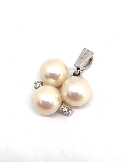 品質のいい K14WG ミキモト MIKIMOTO 【即決】 ホワイトゴールド 2.6ｇ