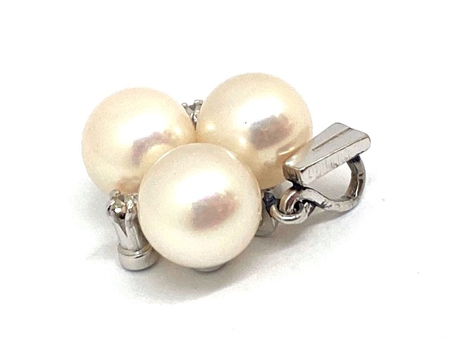 品質のいい K14WG ミキモト MIKIMOTO 【即決】 ホワイトゴールド 2.6g