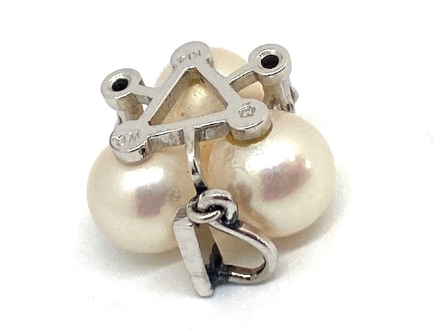 品質のいい K14WG ミキモト MIKIMOTO 【即決】 ホワイトゴールド 2.6g
