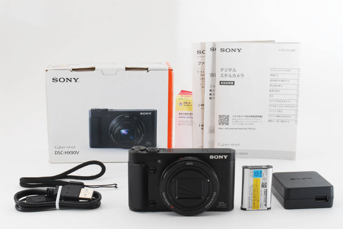 ☆元箱付美品☆ Sony Cyber-shot DSC-HX90V コンパクトデジタルカメラ