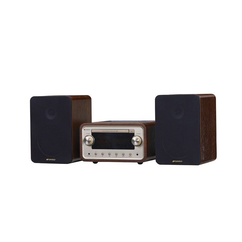 SANSUI 真空管ハイブリッドアンプ搭載CDステレオシステムSMC-300BT-