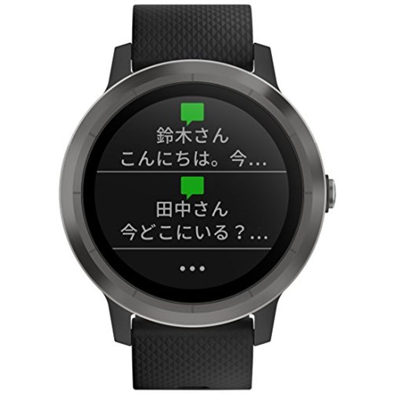 GARMIN(ガーミン) スマートウォッチ 時計 GPS アクティブトラッカー 活動量計 vivoactive3 Black Slate日_画像1