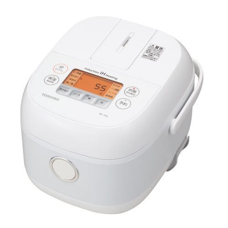 東芝 IHジャー炊飯器(3合炊き) ホワイトTOSHIBA RC-5XL-W家電、AV、カメラ
