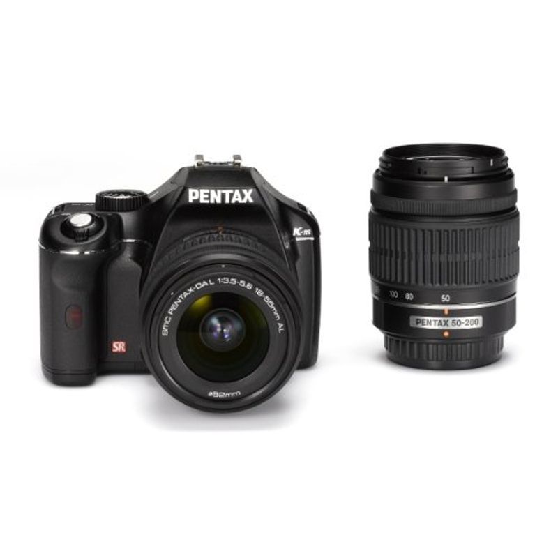 宅配便配送 Pentax デジタル一眼レフカメラ K-mWZK ダブルズームキット