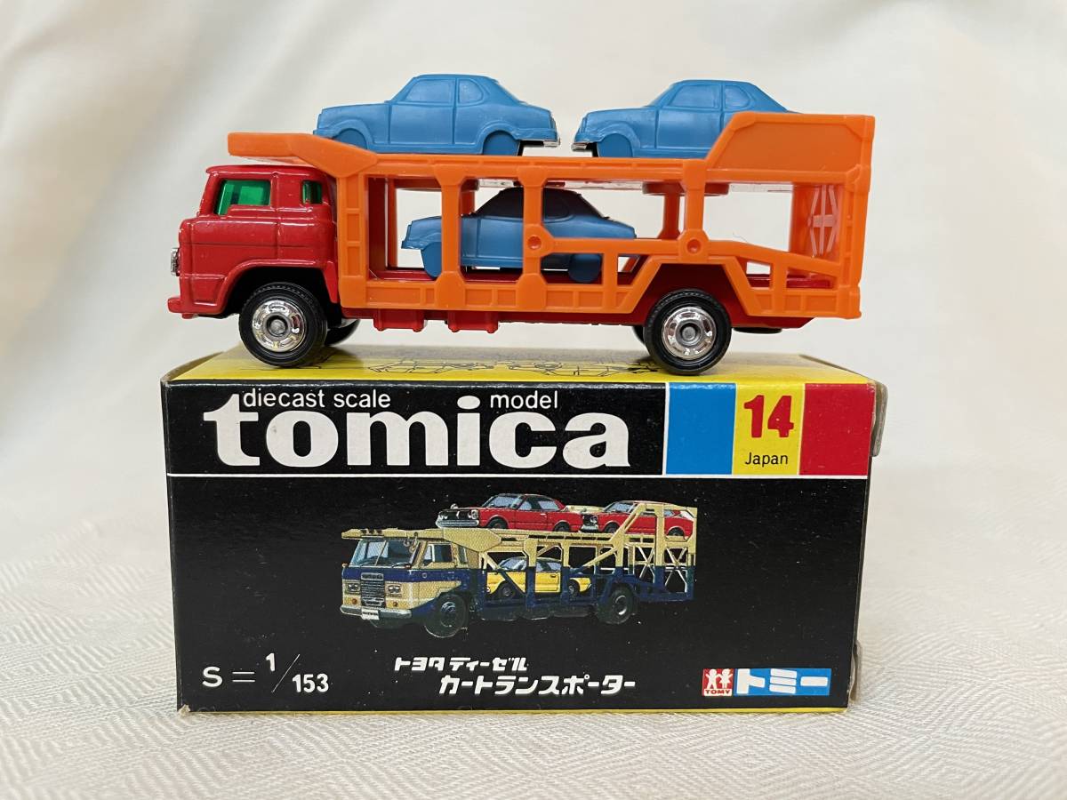 新品　トミカ　トミー　黒箱　トヨタ ディーゼル カートランスポーター　14