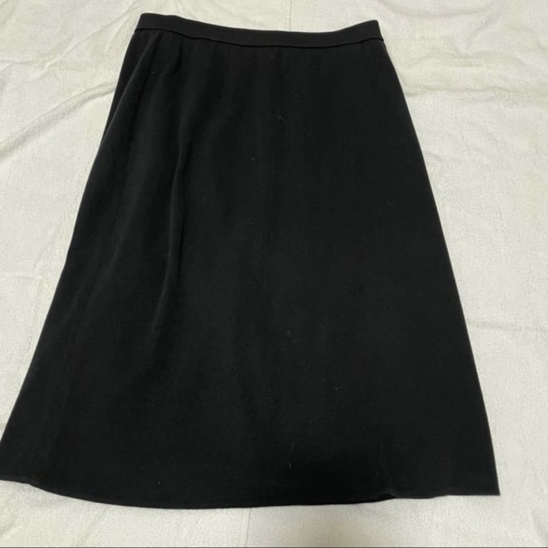 オルベーラ 黒 ロングスカート 日本製 　ストレッチ素材　シンプル_画像1