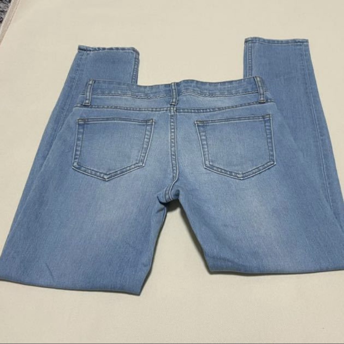 AZUL BASIC アズールバイマウジー ストレッチ スキニー デニムパンツ size23/淡色ブルー レディース_画像4