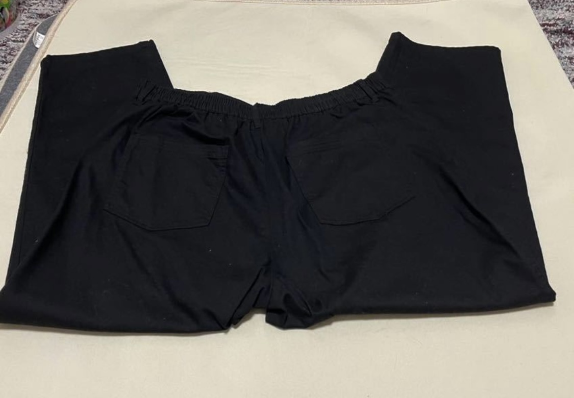 [ новый товар ]colopuca чёрный легкий полка брюки обратная сторона ворсистый свободно брюки OSAMU сотрудничество 3L/ черный W85-W93 большой размер 