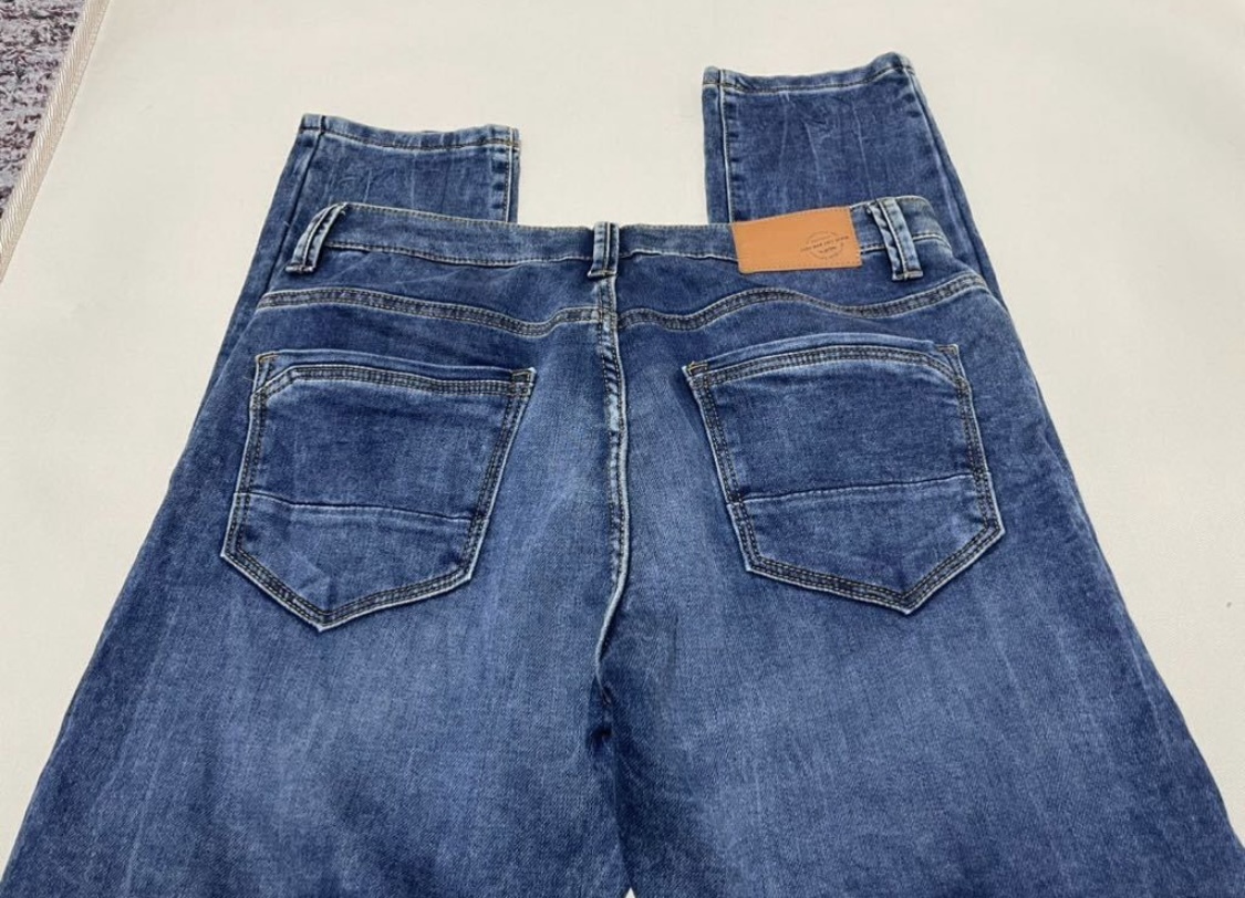 ZARA MAN ザラ☆SOFT DENIM インディゴ スウェット デニム ジョガー パンツ 31インチ