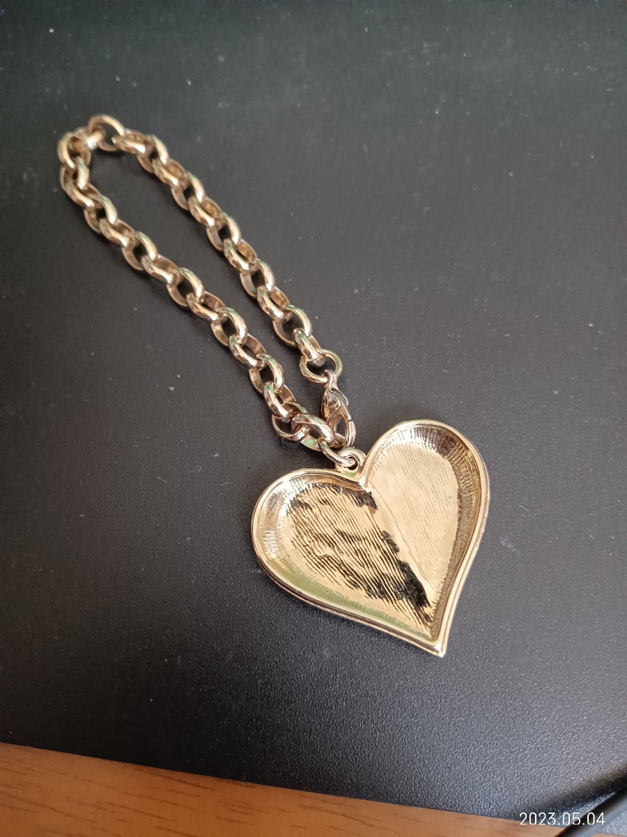  unused Pinky&Dianne Pinky & Diane charm bag charm key holder Heart type Gold 