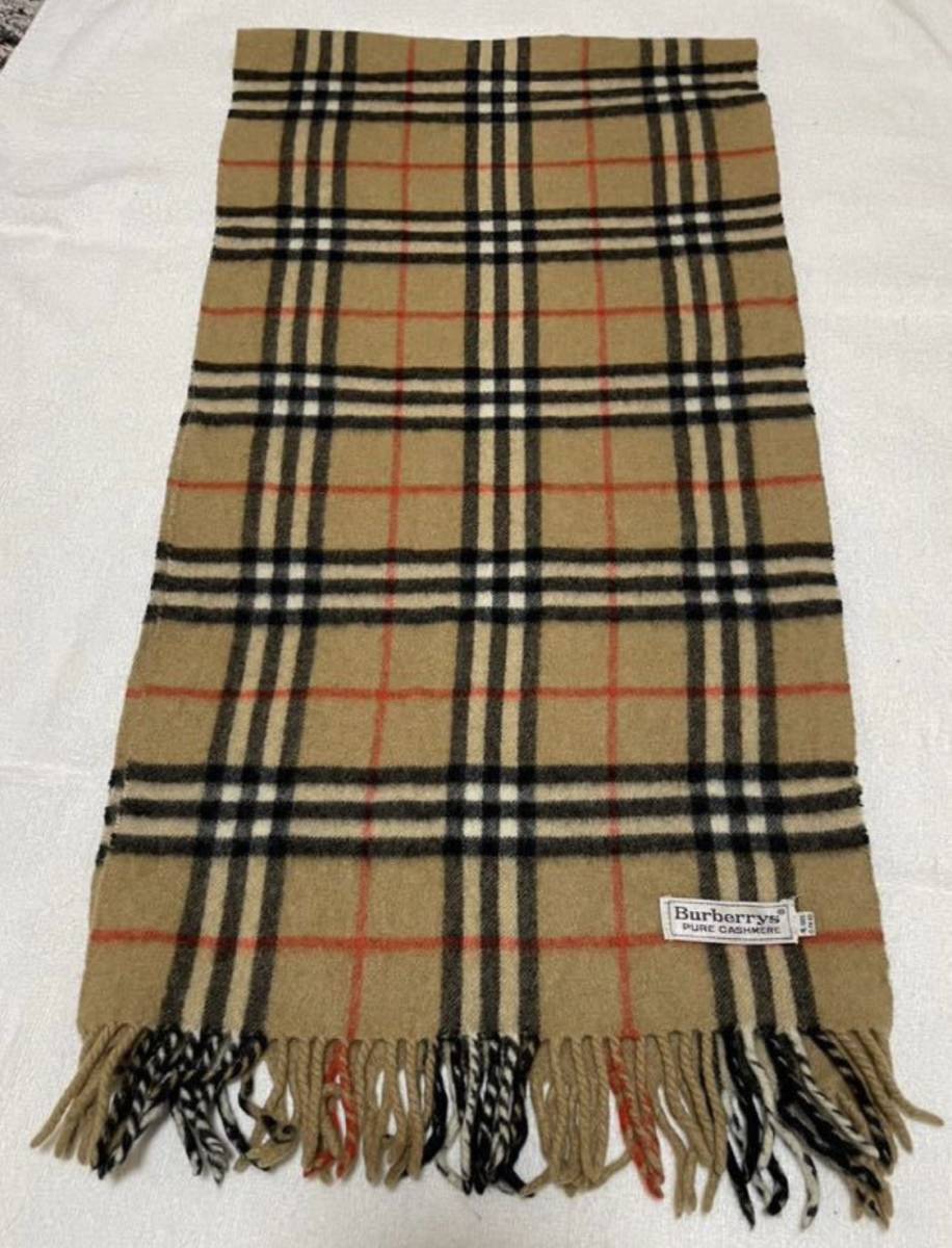 ファッションなデザイン バーバリー BURBERRY カシミヤ100% ベージュ