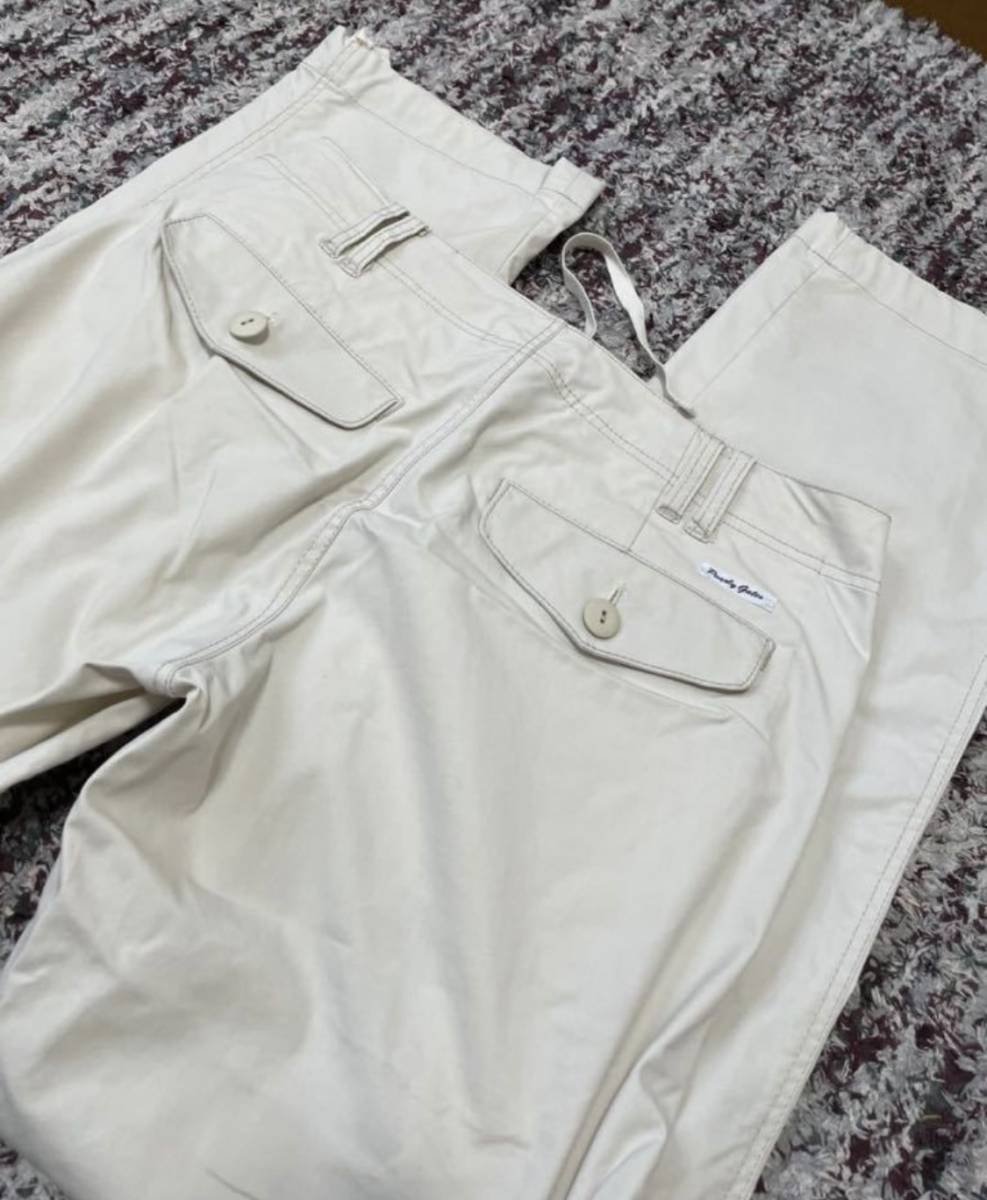 PEARLY GATES Pearly Gates стрейч распорка брюки Golf одежда бежевый размер 0