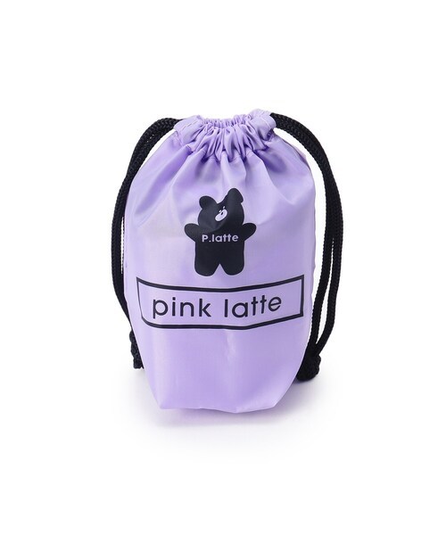  последний новый товар PINK-latte[ school товары ]bai цвет Logo мешочек комплект голубой (091) обычная цена 1320 иен 