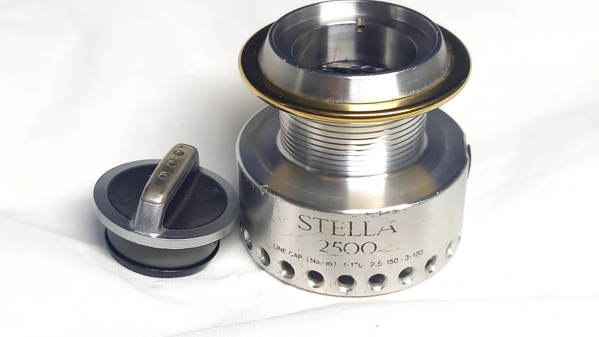 シマノ 98ステラ 2500 管理990B スプール+ドラグノブセット 傷 シマノ 98ステラ 2500 管理990B スプール+ドラグノブセット 傷