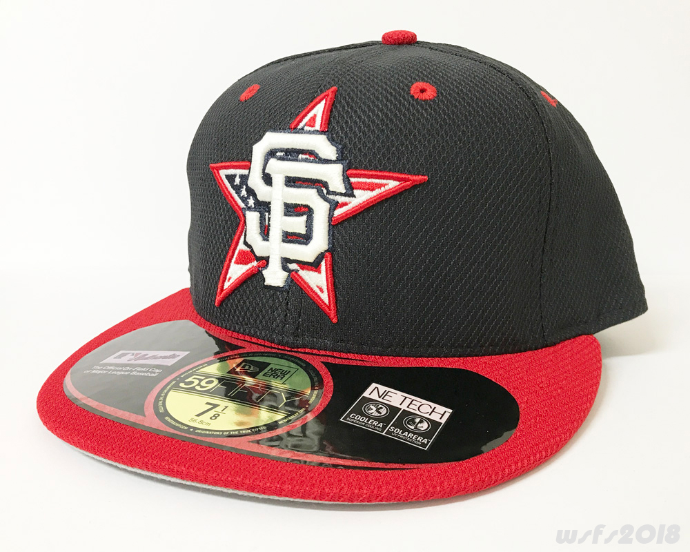 送料無料 いつまで MLB/新品】2014スターズ&ストライプスキャップ(ジャイアンツ 大人用