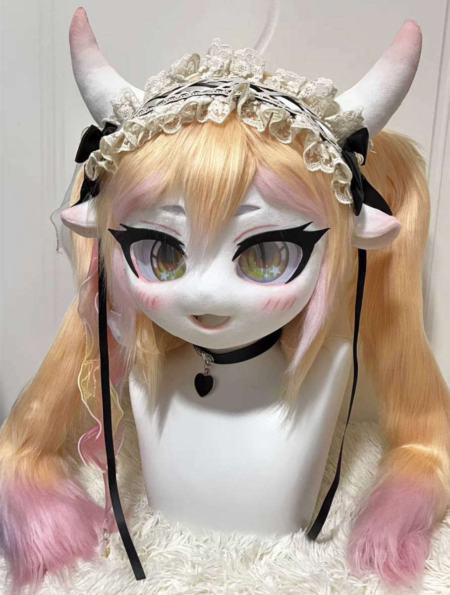 ケモノ fursuit 着ぐるみ コスプレ ファースーツ コスチューム マスク