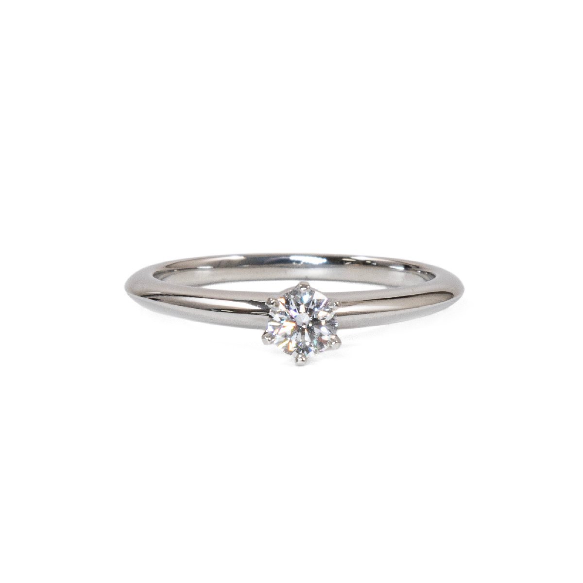 TIFFANY&Co. ティファニー ソリティア リング 指輪 Pt950 ダイヤモンド0.28ct プラチナ 小物 アクセサリー ジュエリー