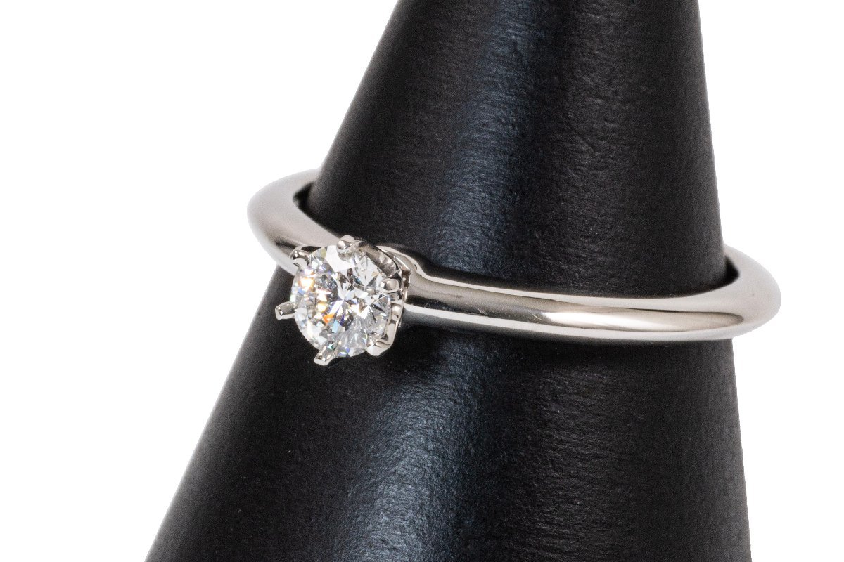TIFFANY&Co. ティファニー ソリティア リング 指輪 Pt950 ダイヤモンド