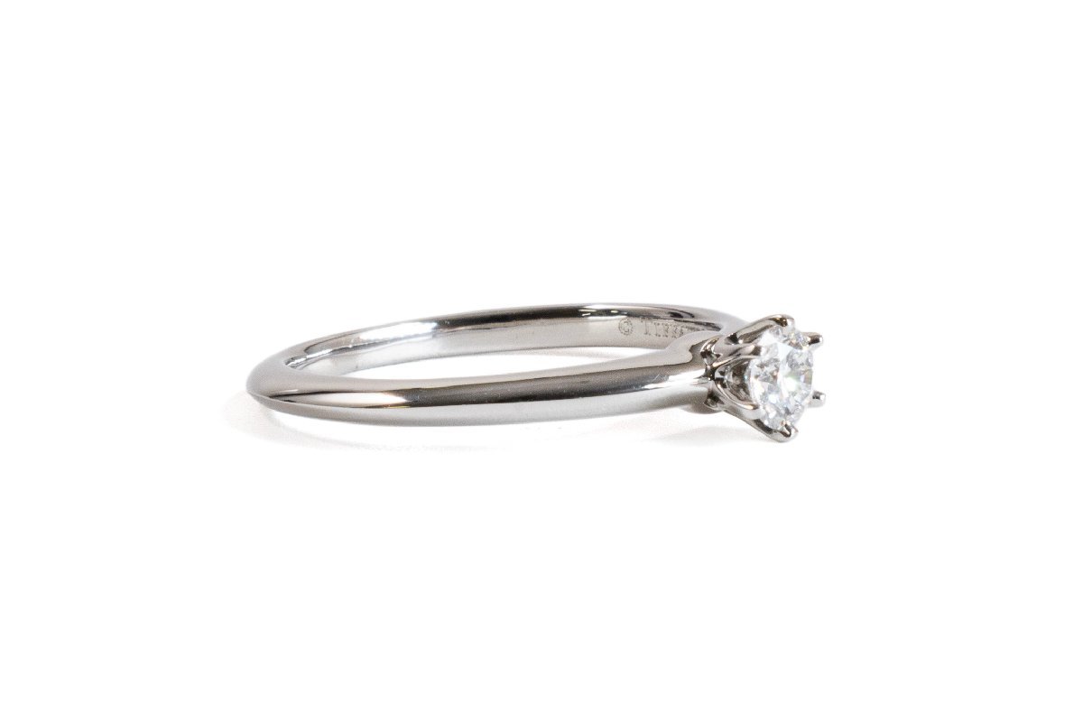 TIFFANY&Co. ティファニー ソリティア リング 指輪 Pt950 ダイヤモンド