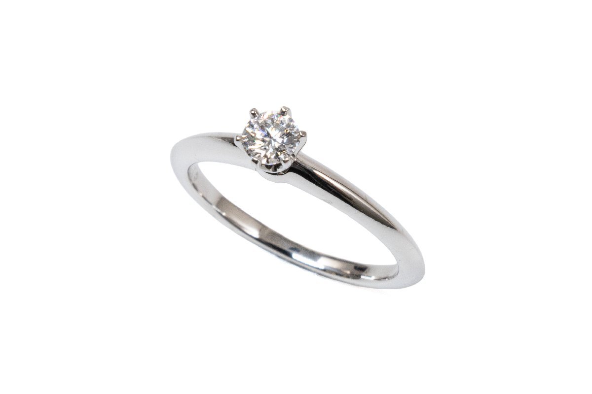 TIFFANY&Co. ティファニー ソリティア リング 指輪 Pt950 ダイヤモンド