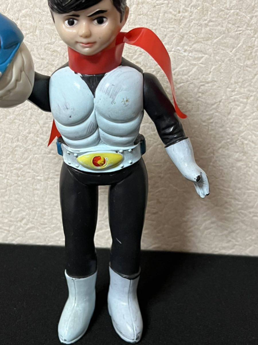 当時物 仮面ライダー ソフビ 無版権 パチモノ 青マスク (検) 旧 当時物 仮面ライダー ソフビ 無版権 パチモノ 青マスク (検) 旧