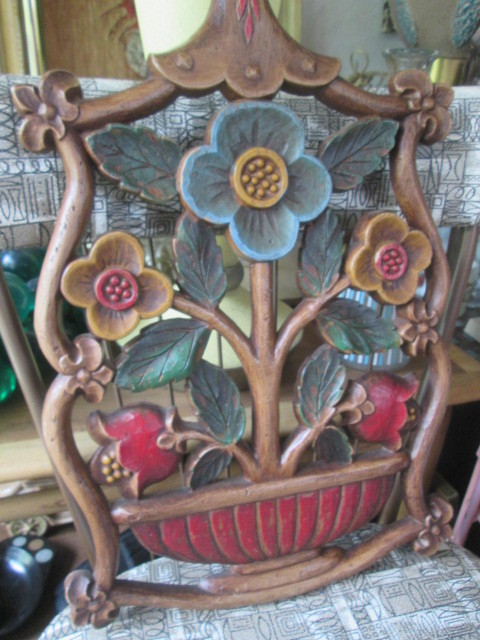  valuable *70\'s american antique flower. ornament USA Antique Vintage / retro store furniture California hipi- mushrooms miscellaneous goods owl 
