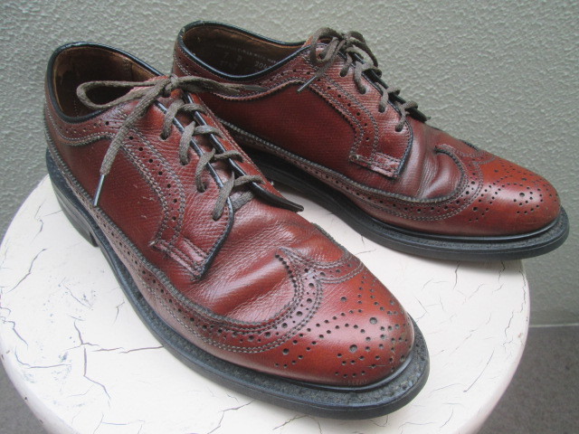 ヤフオク! - JC Penny ビンテージ ウイングチップ レザーシュー...