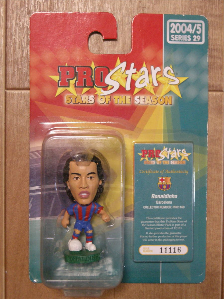  corinthian soccer figure Pro Star z series 29 Barcelona Barcelona Ronaldinhoronauji-nyo unopened 