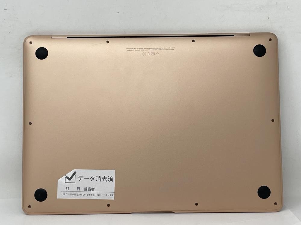 M808 超 充放電回数12回 MacBook Air Retina 2020 13インチ SSD 256GB 1.1GHz Intel