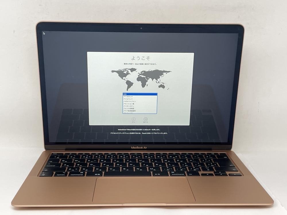 ヤフオク! - M808【超美品】 充放電回数12回 MacBook Air Ret