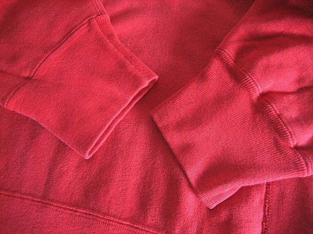 80'S USA製 L.L.Bean Champion Reverse Weave Sweat Shirt トリコタグ リバースウィーブ 刺繍ロゴ スウェット RED SMALL_画像8