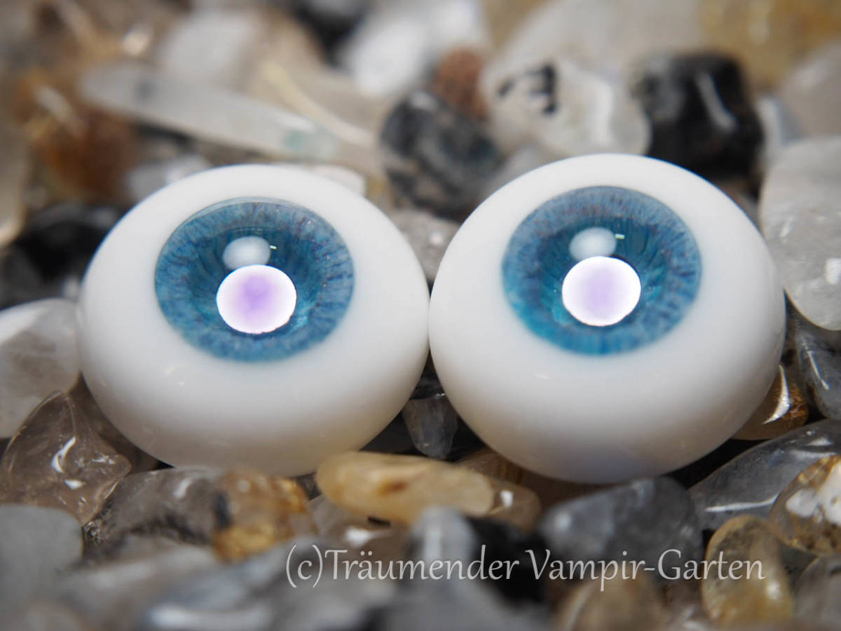 【在庫処分、同梱可】18mm 高品質 レジンアイ A品【Cosmic Blue】（管理番号 AY09）_画像4