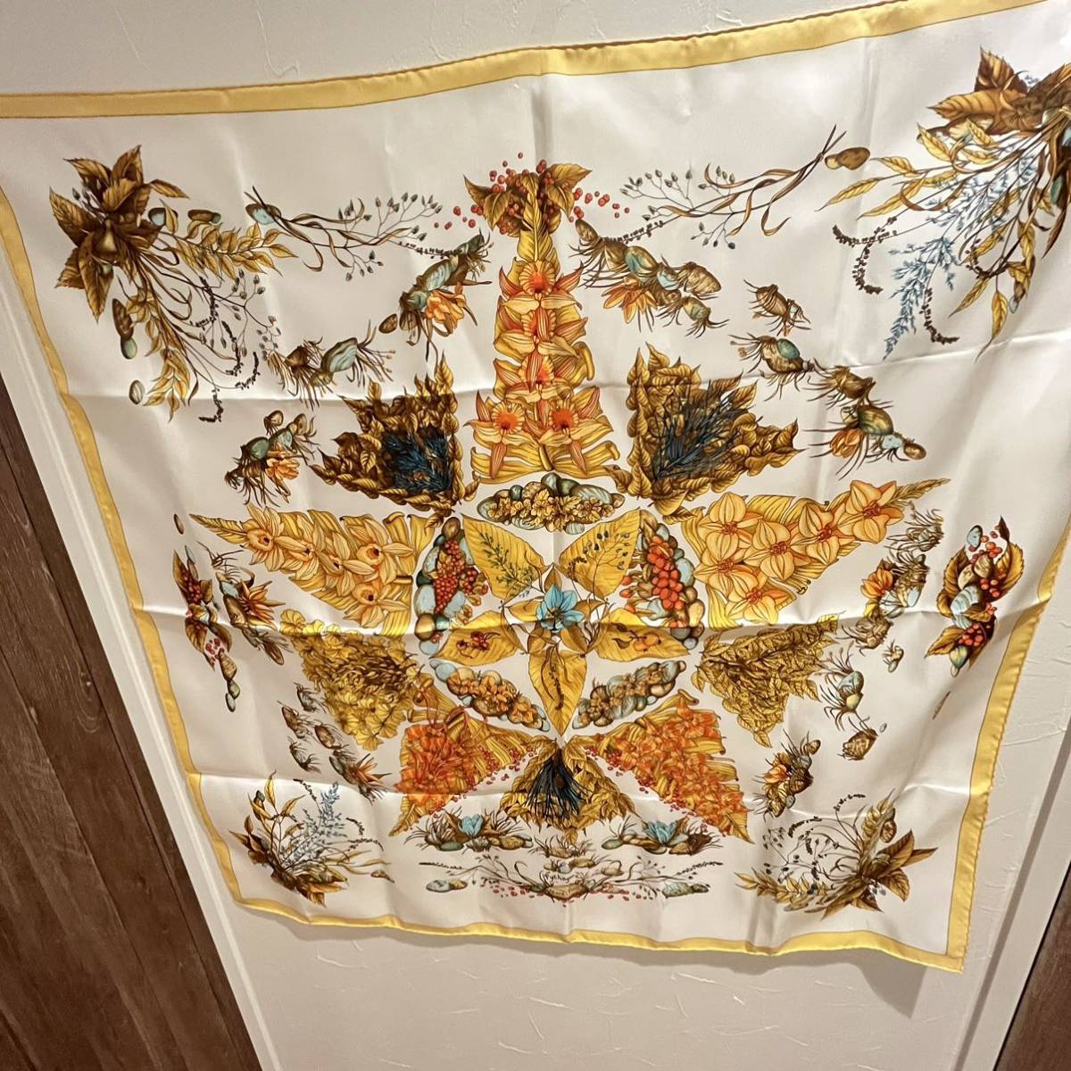エルメス HERMES Pythagore ピタゴラス シルク スカーフ カレ90 シルク