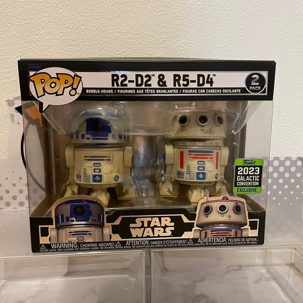 レアFUNKO POP! スターウォーズ　R2-D2 & R5-D4 2パック