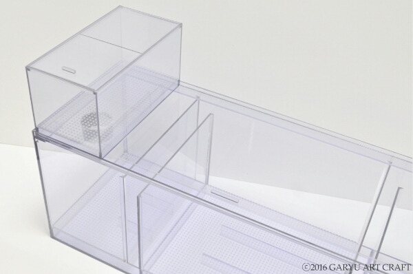 ◇大型5層式濾過槽◇1500×450×450h◇5ミリ◇オーバーフロー水槽用