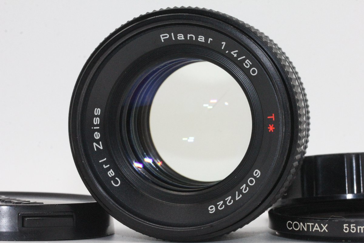 美品 CONTAX Carl Zeiss PlanarT* 50mm F1.4 AEJ マニュアルレンズ