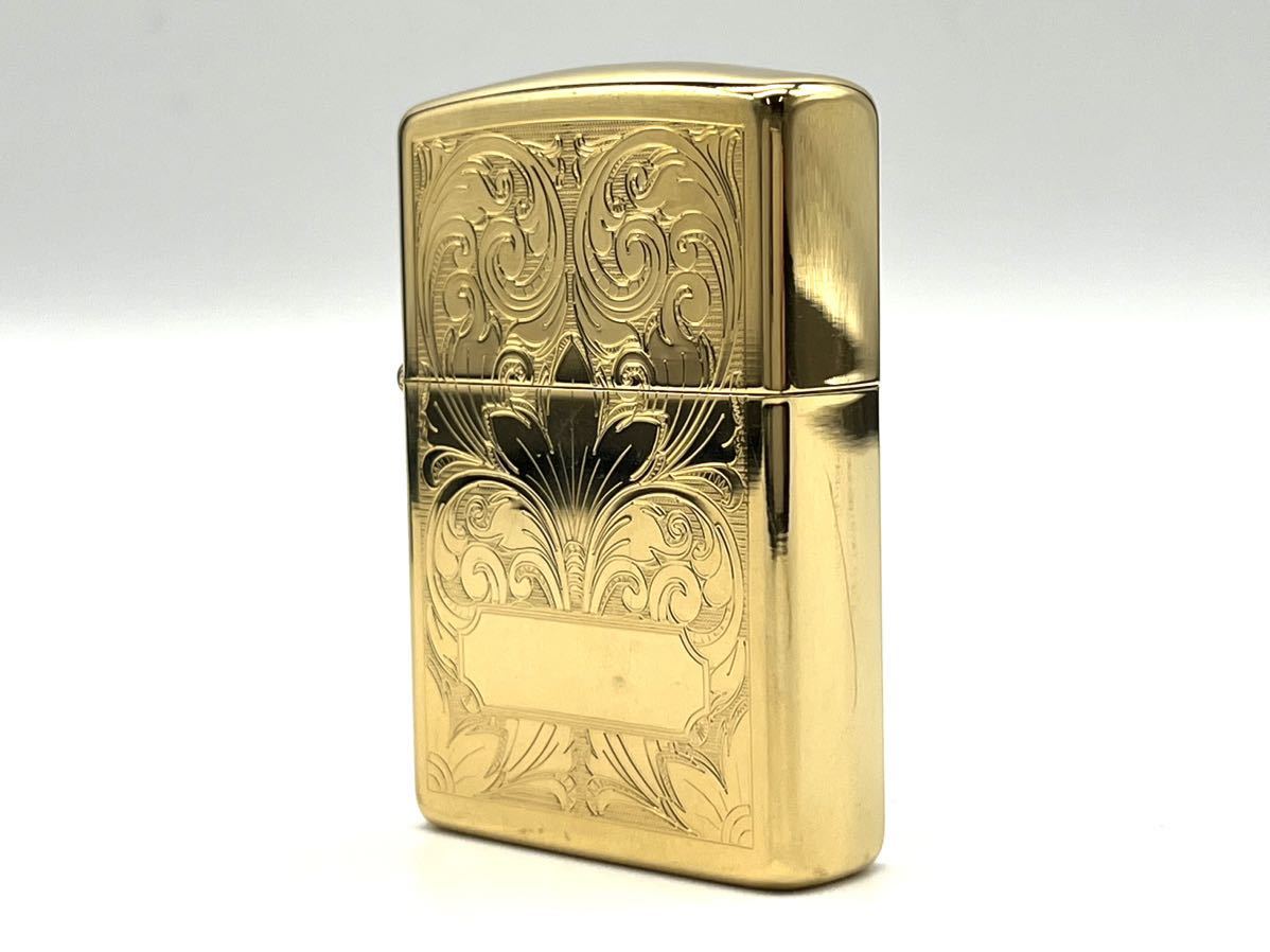 ★美品 ZIPPO アラベスク模様 1992年 ユリスナルダン ジッポ オイルライター ゴールド ヴィンテージ _画像1