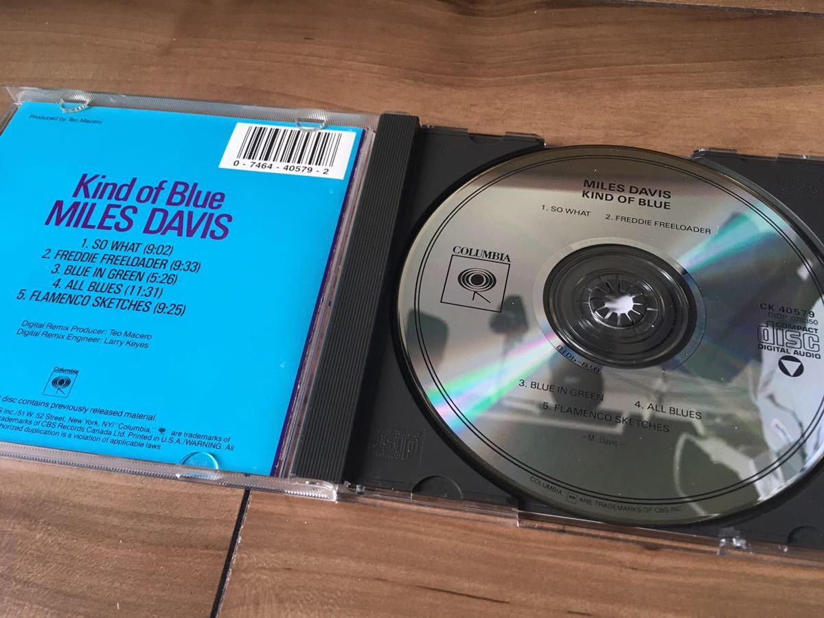 CD★MILES DAVIS / KIND OF BLUE CK 40579_画像3