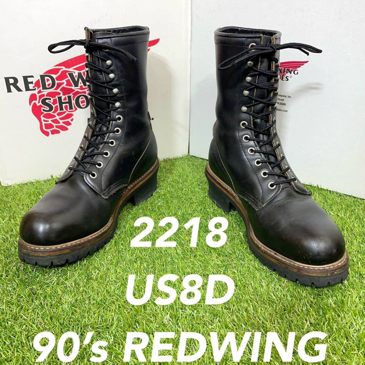 安心品質080】PT91廃盤2218レッドウイングREDWING送料込US8Dロガー