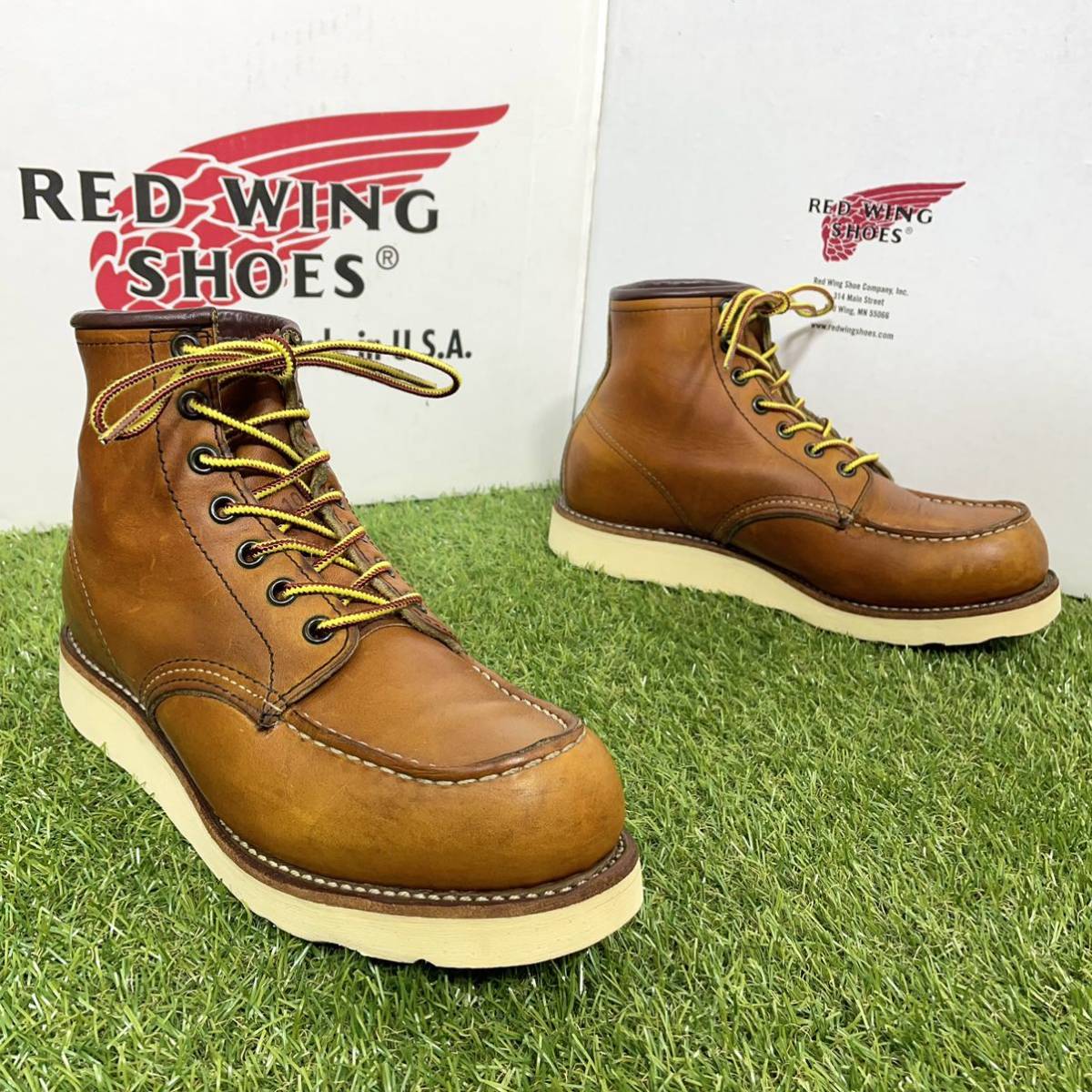 【安心品質076】箱付廃盤875レッドウイング6D送料込ブーツ匿名可24-25RED WING アイリッシュセッター _画像3