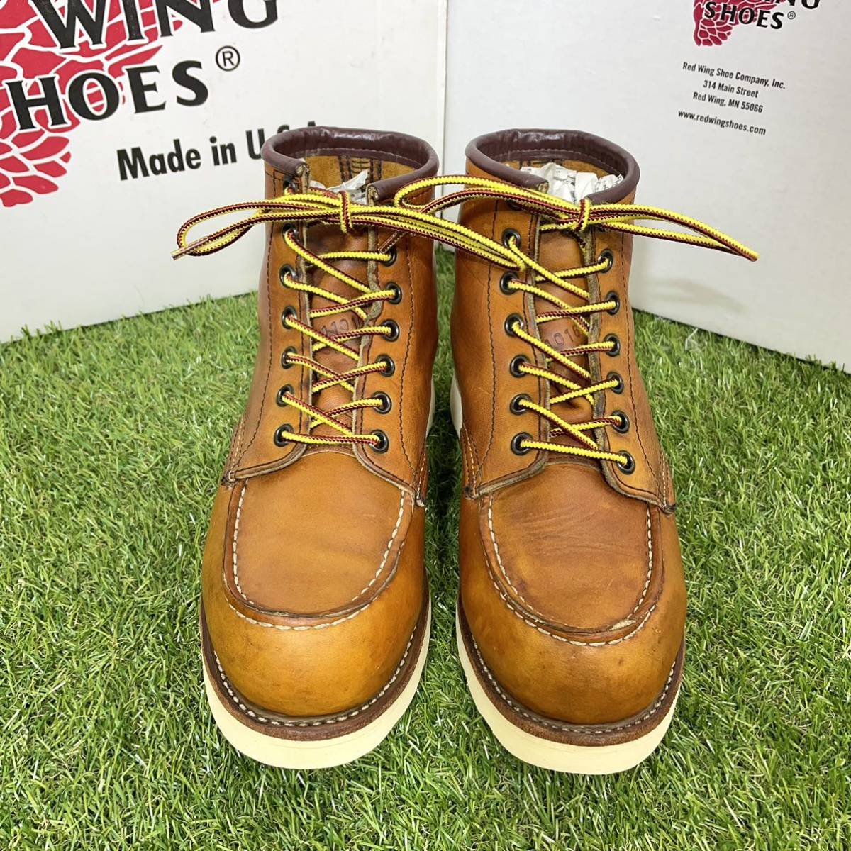 【安心品質076】箱付廃盤875レッドウイング6D送料込ブーツ匿名可24-25RED WING アイリッシュセッター _画像4