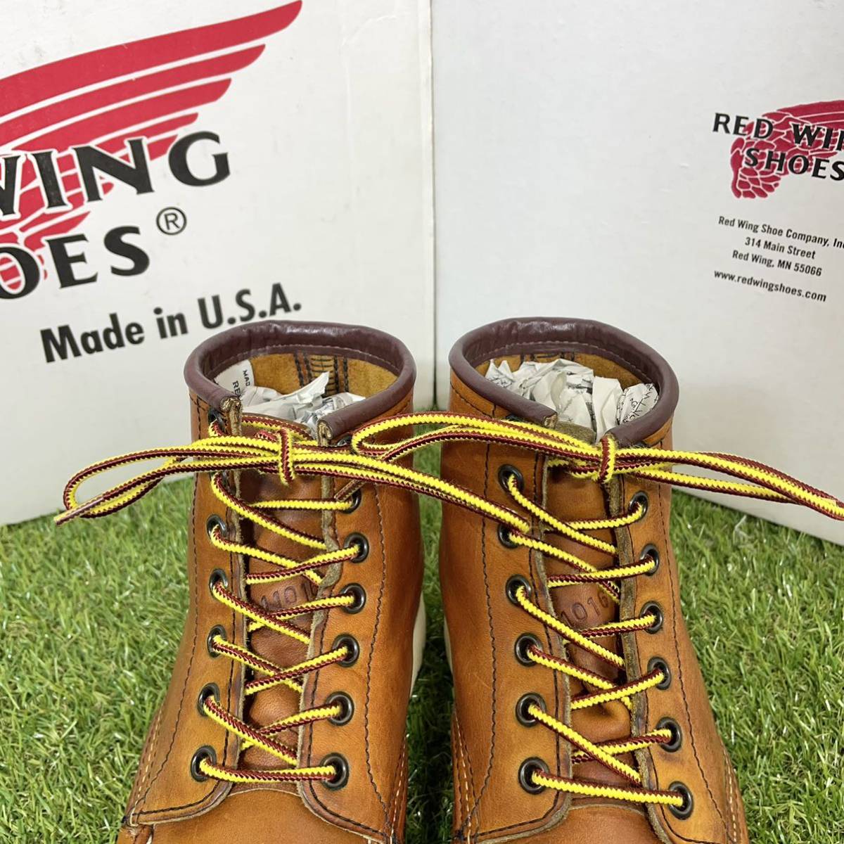 【安心品質076】箱付廃盤875レッドウイング6D送料込ブーツ匿名可24-25RED WING アイリッシュセッター _画像5