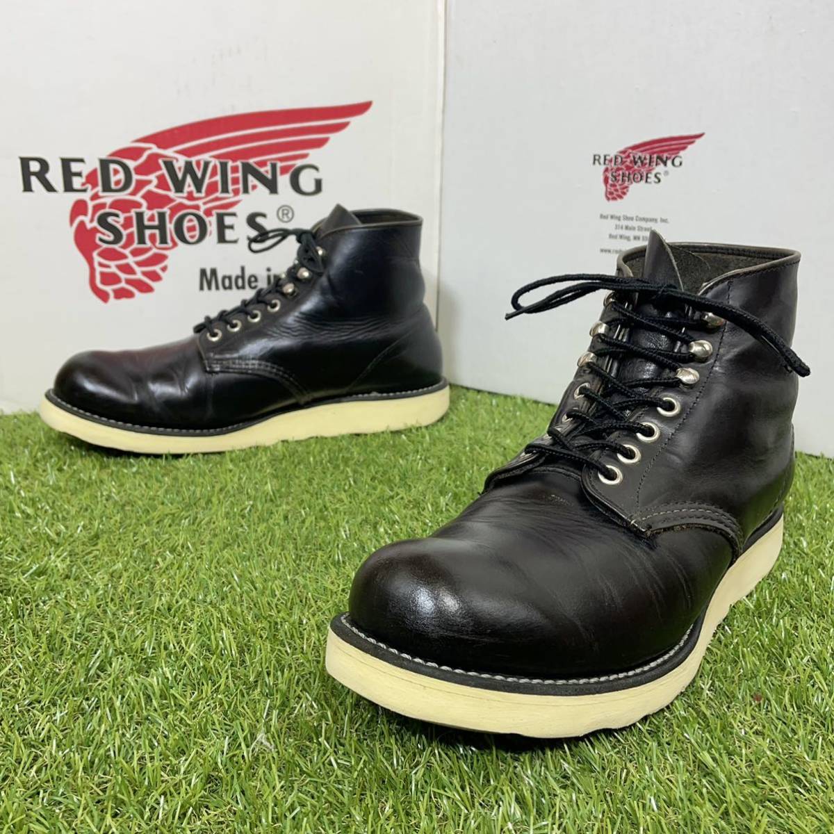 [ safety quality 072] tea core 8165 Red Wing RW boots 8.5D old tag 27 free shipping RED WING
